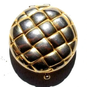 Vintage Mini ESTEE LAUDER Powder Button Cushion COMPACT